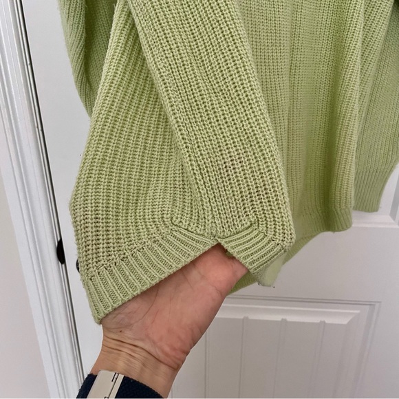 George Light Green Acrylic Knit Drop Shoulder Sweater Size XL - Picture 5 of 8